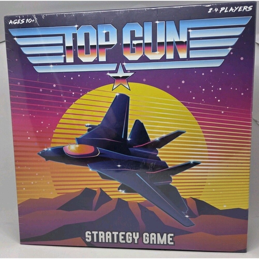 Top Gun Strategy Game Board Game Factory Sealed New Retro 1980s Movie NIB